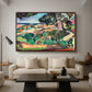 Landscape at Collioure, 1907 - Floater Framed Canvas Print