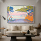 Golfe Juan, 1896 - Floater Framed Canvas Print