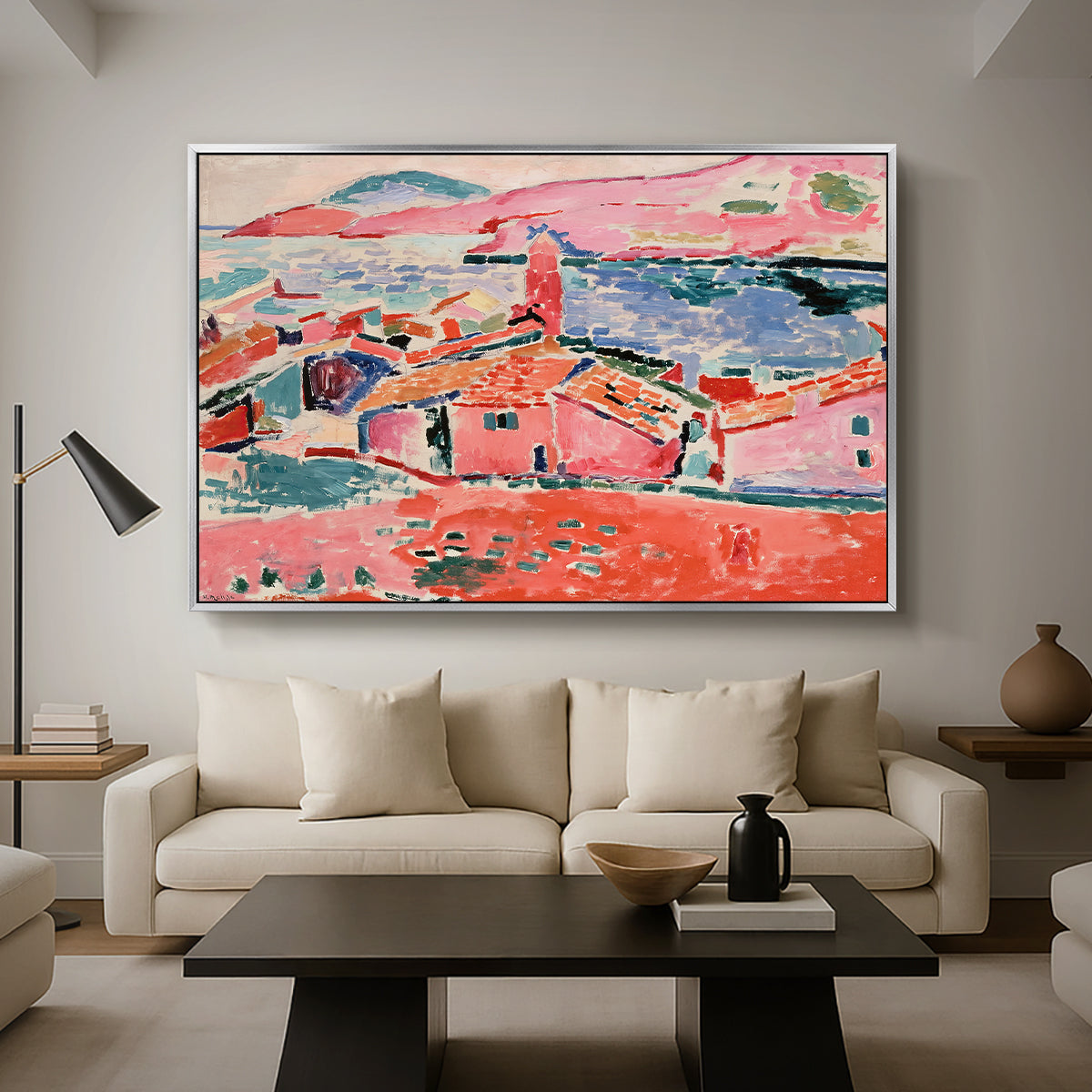 View of Collioure, 1905 - Floater Framed Canvas Print
