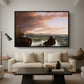 Views Across Frenchman's Bay from Mt. Desert Island, After a Squall, 1845 - Floater Framed Canvas Print