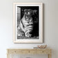 Tiger Repose - Premium Framed Print - Distressed Barnwood Frame - Ready to Hang