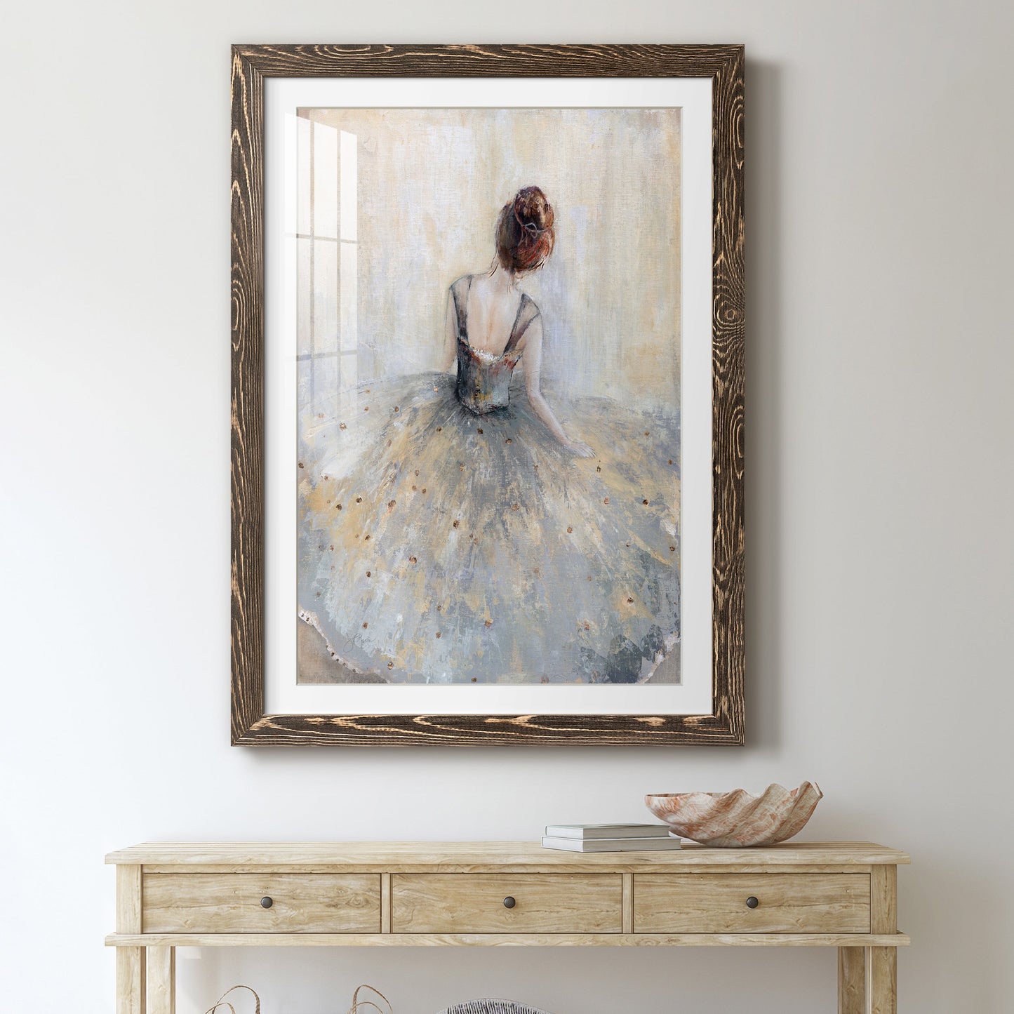 Beautiful Contemplation - Premium Framed Print - Distressed Barnwood Frame - Ready to Hang