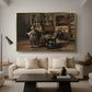 The Studio of Ferdinand De Braekeleer I, Father of the Painter, c. 1873-1885 - Floater Framed Canvas Print