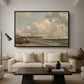 Yarmouth Jetty, 1822 - Floater Framed Canvas Print