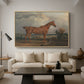 Hunter in a Landscape, 1810 - Floater Framed Canvas Print