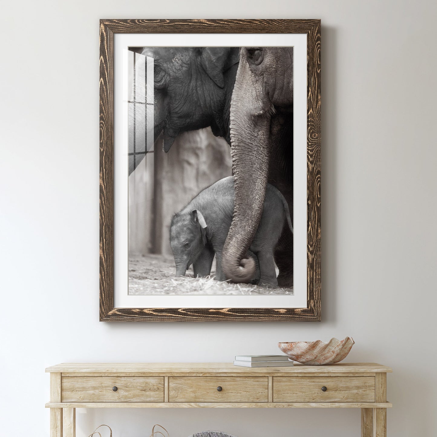 Family Moment - Premium Framed Print - Distressed Barnwood Frame - Ready to Hang