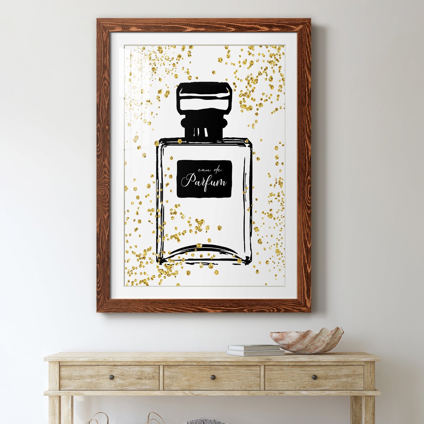 Glitter Perfume II - Premium Framed Print - Distressed Barnwood Frame - Ready to Hang