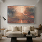 Vesuvius in Eruption, c. 1817 - Floater Framed Canvas Print