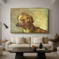 Cliper, the Artist's Dog, 1895 - Floater Framed Canvas Print