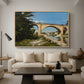The Railroad Bridge at Briare, 1888 - Floater Framed Canvas Print