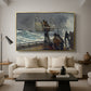The Signal of Distress, c. 1896 - Floater Framed Canvas Print