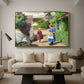 Summer Day in Jyllinge, 1922 - Floater Framed Canvas Print