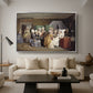 The Maternity Room (Scene from "Barselstuen"), 1845 - Floater Framed Canvas Print