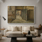 The Conversation, 1884 - Floater Framed Canvas Print