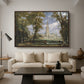 Salisbury Cathedral from the Bishop's Grounds, c. 1825 - Floater Framed Canvas Print