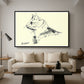 Cat (Le chat), c. 1961 - Floater Framed Canvas Print