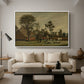 Farmhouse, c. 1865-1875 - Floater Framed Canvas Print