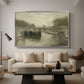 The Bridge (Le pont), 1895 - Floater Framed Canvas Print