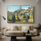 Landscape near Nice, c. 1918 - Floater Framed Canvas Print