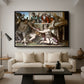 The Sacrifice of Noah (Sistine Chapel), 1509 - Floater Framed Canvas Print