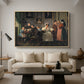The Waagepetersen Family, 1836 - Floater Framed Canvas Print
