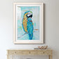 Island Parrot I - Premium Framed Print - Distressed Barnwood Frame - Ready to Hang