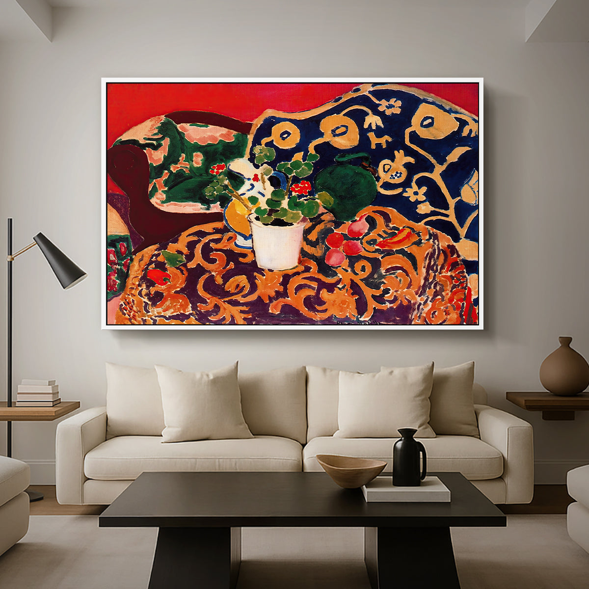 Spanish Still Life, c. 1910 - Floater Framed Canvas Print
