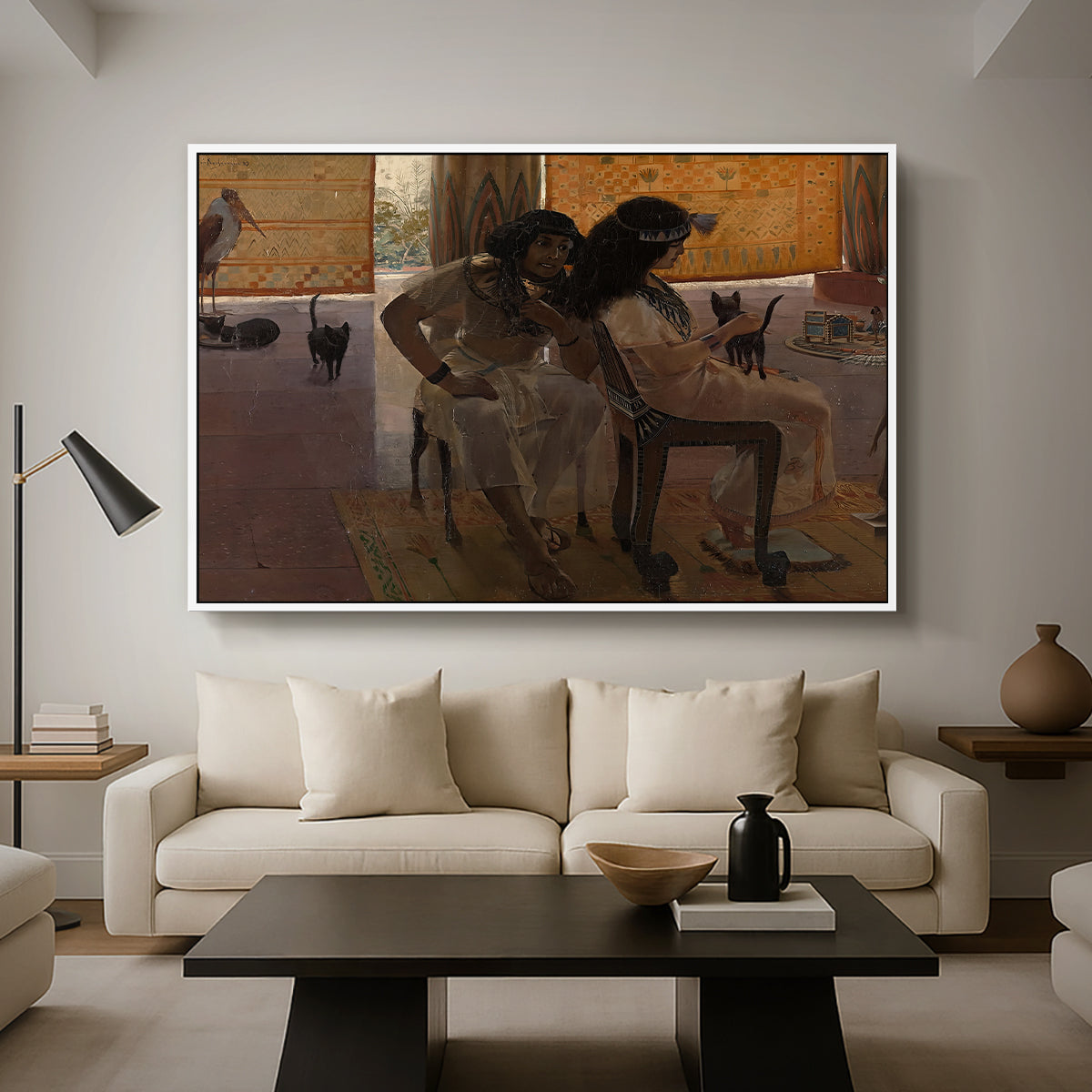 The Age of the Pharaohs, 1914 - Floater Framed Canvas Print