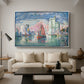 Entrance to the Port of La Rochelle, 1921 - Floater Framed Canvas Print