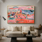 View of Collioure, 1905 - Floater Framed Canvas Print