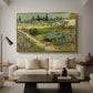 Garden at Arles, 1888 - Floater Framed Canvas Print