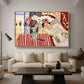 Woman with Anemones (Femme et anémones), c. 1920-1921 - Floater Framed Canvas Print