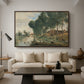 Landscape at Arleux-du-Nord, c. 1871-1874 - Floater Framed Canvas Print