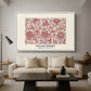 Examples of Chinese Ornament, Pl. XCIII (Morris Inspired), 1867 - Floater Framed Canvas Print