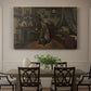 Canvas art print featuring a quiet room with figure seated near window and simple furnishings, showcased as a statement wall artwork