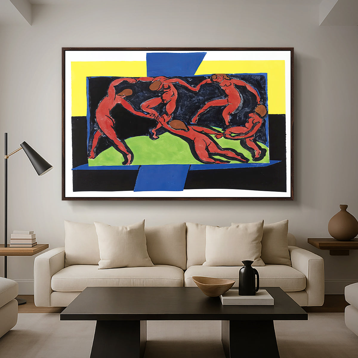 The Dance (La Danse), 1939 - Floater Framed Canvas Print