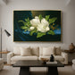 Giant Magnolias on a Blue Velvet Cloth, c. 1890 - Floater Framed Canvas Print