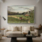 The Chair Factory at Alfortville, 1897 - Floater Framed Canvas Print