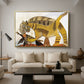 Cat Eating a Bird, 1939 - Floater Framed Canvas Print