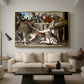 The Sacrifice of Noah (Sistine Chapel), 1509 - Floater Framed Canvas Print