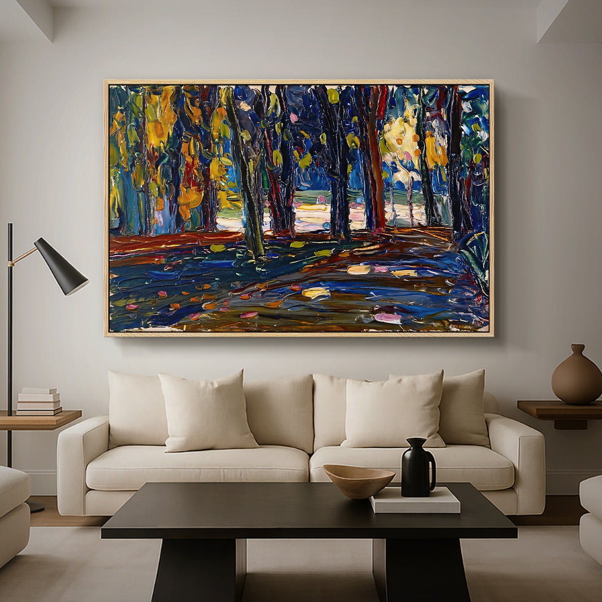 Autumn Study, 1908 - Floater Framed Canvas Print
