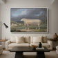 A Border Leicester Ewe, c. 1795-1800 - Floater Framed Canvas Print