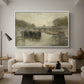 The Bridge (Le pont), 1895 - Floater Framed Canvas Print