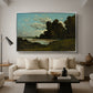 The River Loire at Nevers, 1901 - Floater Framed Canvas Print