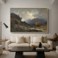 From the Western Coast of Norway, 1862 - Floater Framed Canvas Print