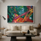 The Monkey, 1912 - Floater Framed Canvas Print