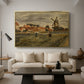 The Potato Harvest, c. 1875 - Floater Framed Canvas Print