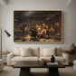 The Return of the Bear Hunter, 1856 - Floater Framed Canvas Print
