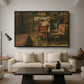 The Retoucher (The Restorer), 1876 - Floater Framed Canvas Print