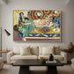 Odalisques Playing Checkers (Odalisques jouant aux dames), 1928 - Floater Framed Canvas Print